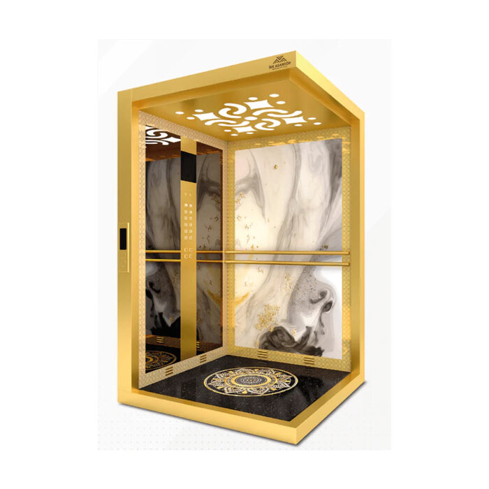 Dekoratif Gold Cam Baskı Kabin